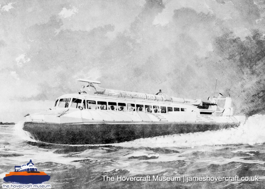 SRN6 with Seaspeed -  (credit: The <a href='http://www.hovercraft-museum.org/' target='_blank'>Hovercraft Museum Trust</a>).